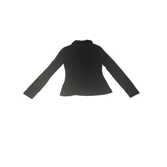 Converse One Star Women's Black Zip Front Blazer Size Small Jacket Coat - Picture 3 of 13